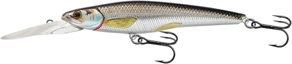Generic Fishing Lure Rainbow Smelt Jerkbait Crankbait rs70d Deep Color # 1/8oz Silver