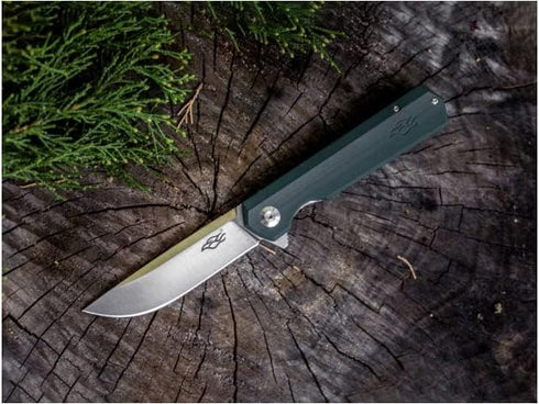 Firebird GANZO FH11 Folding Knife, D2 Steel Blade, Anti-slip G10 Handle with Clip for Outdoor