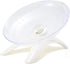 Silent Running Hamster Flying Saucer Exercise Wheel for Hamsters, Gerbils, Mice, Hedgehog, and Other Small Pets (White)