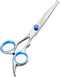 Dog Grooming Scissors - Heavy Duty Titanium Stainless Steel Pet Hair Scissors with Safety Round Tips