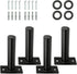 Weight Plate Holder Steel Wall Mounted Rack Storage for 2" Weight Plate, Mounting Hardware Included