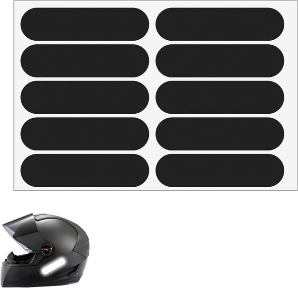 cobee 10 Pcs Reflective Stickers for Helmets, Motorcycle Helmets Decals Reflective Stickers, Bike