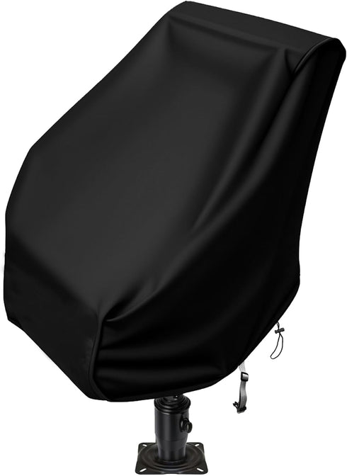 SoGuDio Heavy Duty Boat Seat Cover, 24" L x 22" W x 25" H, Weather Resistant 420D Waterproof Oxford Fabric (Black)