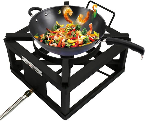High-Pressure Single Burner Propane Stove with Jet Burner, Perfect for Backyard Cookouts and Tailgating, SA1050