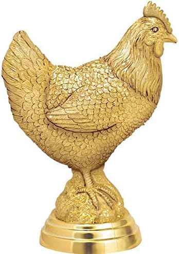 10.5" Customizable Chicken Pennant Star Trophy Award, Engrave Now