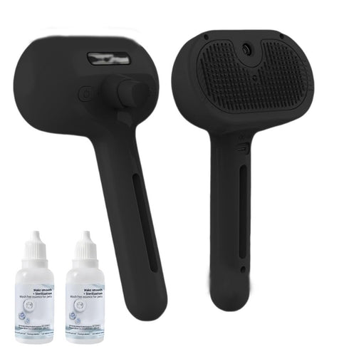 Generic Shower Brush Bathing Kit, Dog Shampoo Brush, 3 In 1 Pet Grooming