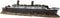 Titanic Submersible Model Wrecked Boat Ship Aquarium Decoration Ornament, 24×10×9 Inch