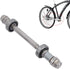 Wheel Hub Axle, Metal Quick Release Skewer for Bike Repair, Front Rear Solid Shaft Lever