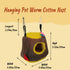 Small Animal Bed Nest Winter Warm Hammock Comfortable Fit Squirrel Sugar Glider Gerbil Rat Hamster Bird Parrot