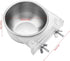 Stainless Steel Hanging Bowl Bird Food Feeding Dish, Water Seed Feeder with Screw Attachment for Bird Cage