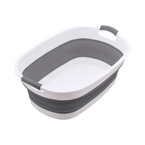 Generic 40x60x24cm Bath Tub PP+TPE Folding Washing Basin, Easy Drain Structure | Perfect for Dog Washing, Child