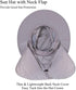 UV 50+ Sun Protection Wide Brim Bucket Hat for Men Women, Outdoor Sport Fishing Hat with Neck Flap