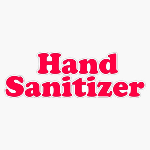 LAD Studio Hand Sanitizer Sticker Vinyl Bumper Sticker Decal Waterproof 5"