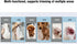 VCM 2 1 Trimmer Dog Grooming Kit in Replaceable Paw Blade Rechargeable Electric Hair Clipper Low Noise Cordless Shaver