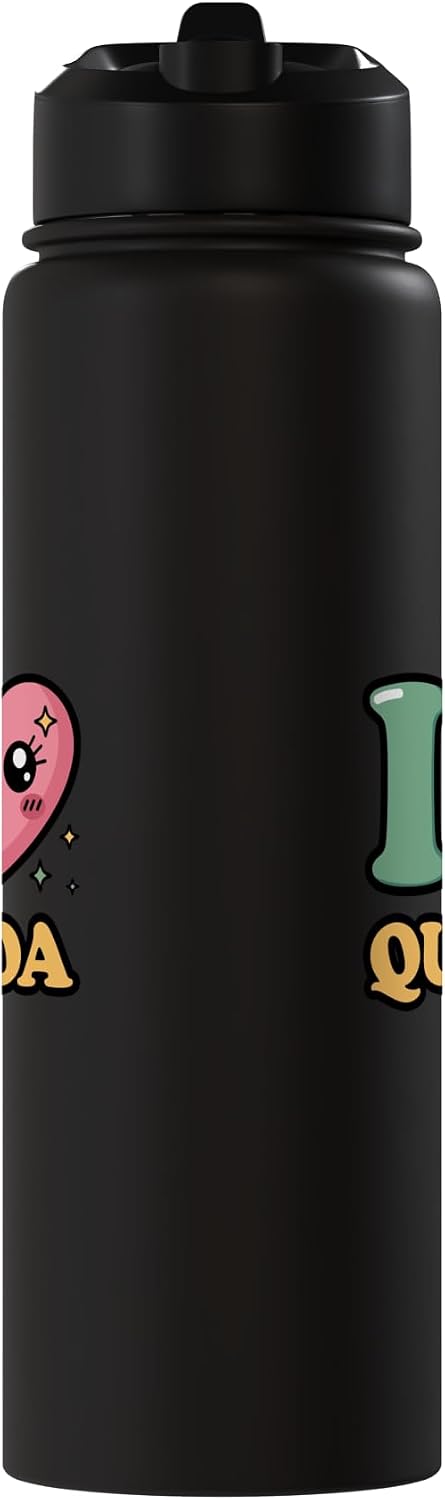 I heart quinoa I love quinoa Stainless Steel Insulated Water Bottle
