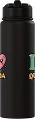 I heart quinoa I love quinoa Stainless Steel Insulated Water Bottle