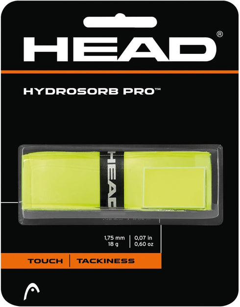 HEAD Hydrosorb Pro Tennis Racquet Replacement Grip, Tacky and Firm, Choice of Color
