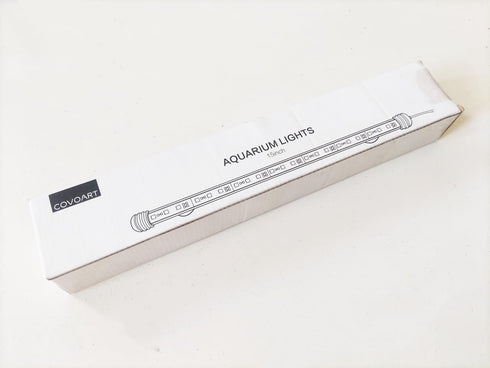 15 inches LED Aquarium Light, 2.5W Submersible Underwater Light with 21 LED Beads, 12 Colors, 19 Modes, IP68 Waterproof