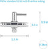 Pawfly 6 PCS 1-Way Aquarium Air Flow Control Lever Straight Valve Distributor for Fish Tank