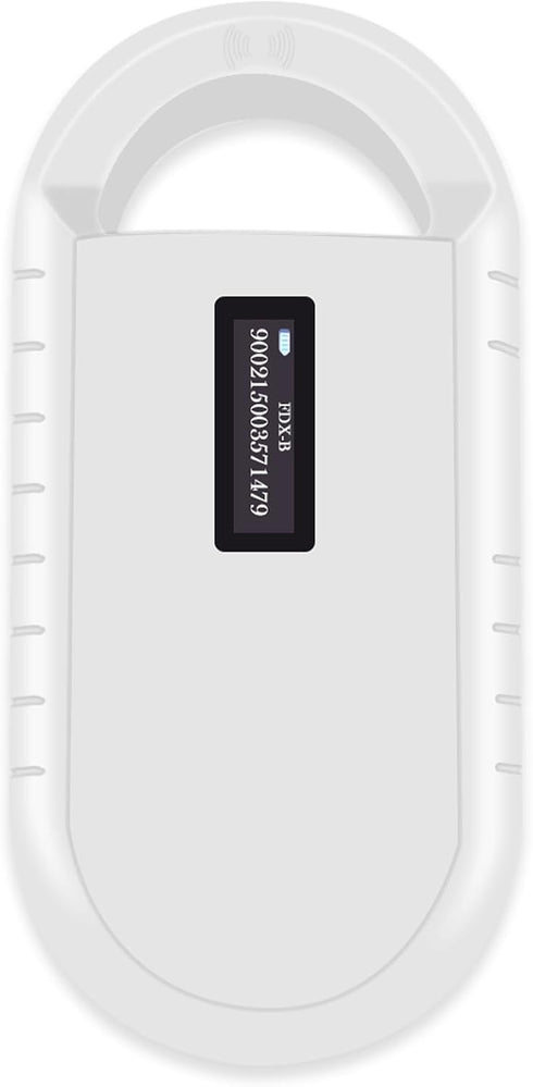 Smoostart Microchip Scanner, 1000 Records Huge Data Storage, Compatible with FDX-B/EMID Microchips