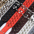 Stylish Sharp Spiked Studded Leather Dog Collar, 2 Inch Width for Medium & Large Dogs (Black, L)