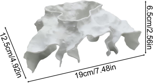 Genrico Shrimp Cave Stable Shelter with Realistic Design and Decoration, Fish Tank Hideouts For Feeding, Hideaway