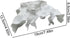 Genrico Shrimp Cave Stable Shelter with Realistic Design and Decoration, Fish Tank Hideouts For Feeding, Hideaway