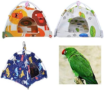 Bird Hammock Tent Nest for Parrot Hanging Hut, Conure House, Parakeet Sleeping Bed, Cute Toy Gift for Small Animal