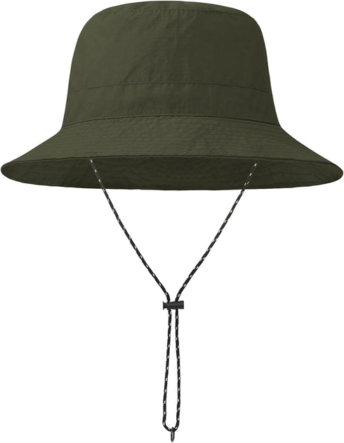 Zando Waterproof Bucket Hat for Men and Women, Packable Rain Hat with UPF 50+ Sun Protection for Outdoor Activities