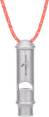iBasingo Titanium Whistle - Emergency Survival Safety Gear, Loud Camping Signal Whistles with Lanyard (1 Pack)