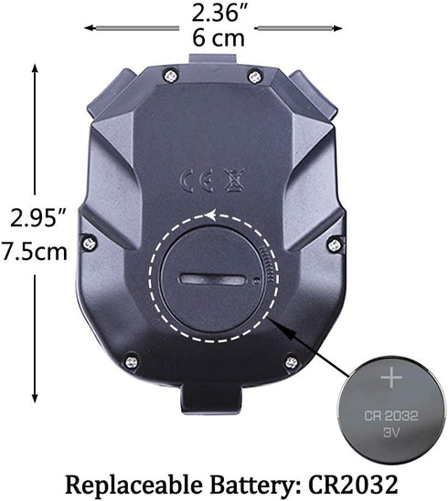Stopwatch Timer, Digital Stopwatch with Clock Calendar Alarm, Large Display for Sports Kids Coaches