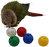 QBLEEV 5 Pack Colorful Bird Bell Balls - Chewing Playing Training Toy for Parrot, Cockatiel, Budgie, Random Color