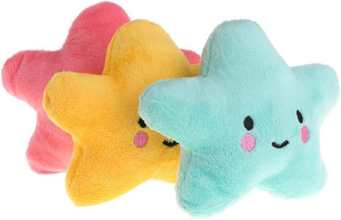 Tiosen Star Plush Pet Dog Toys, Interactive Dog Squeaky Tools, Chew Training Tools for Pet Dog Training Playing Pet