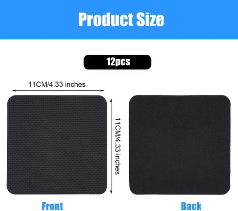 AMFUN 12 Pcs Gym Grip Pads for Weight Lifting Workout, Lifting Grips, Hand Pads, Adjustable Neoprene Padded for Men