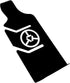 TecTecTec Golf Bag Metal Clip for Rangefinder, Strong Hold Straps, Quick Use Golf Gear Organizer