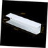 12 Pcs Safety Door Reinforcement Tools, Baby Gate and Stair Reinforcement Parts for Kids, White PVC Fence