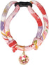 PetSoKoo Four-Leaf Clover Cat Collar with Bell, Breakaway Buckle, Cute Kitten Collar for Girl Boy Cat