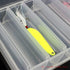 OriGlam Fishing Lure Box Tackle Storage Trays, Double Side 14 Compartments, Waterproof Accessory Box