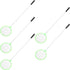 5pcs Fine Mesh Aquarium Fishing Nets Plastic Brine Shrimp Sieve Fish Tank