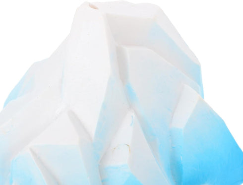 Ipetboom 2PCS Aquarium Snow Mountain Decoration - Iceberg Model Fish Tank Turtle Tank Accessories Blue-White