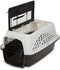 Petmate Two-Door Small Dog & Cat Carrier, Top or Front Loading, 19 inches, Made with Recycled Materials, White