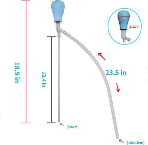 DODO Aqua Mini Aquarium Exchanger,Fish Tank Cleaning and Aquarium Water Exchanger siphoning. Ideal for Cleaning Small Fish Tanks and Sucking Away Dirt from The Bottom of The Tank.