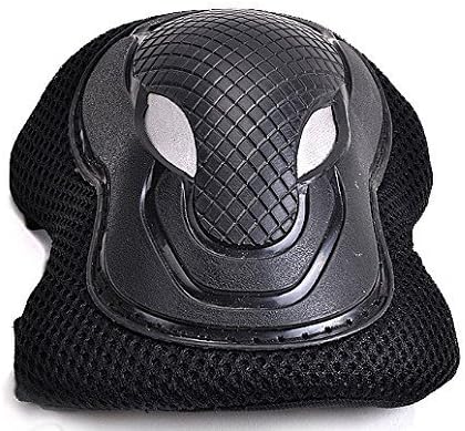 Unisex Adjustable Knee Elbow Wrist Braces Protective Pads Set for Skateboard, Cycling, Roller Skating Safety