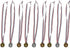 Torch Medals | Olympic Style Game Awards - Bulk 24 Pack