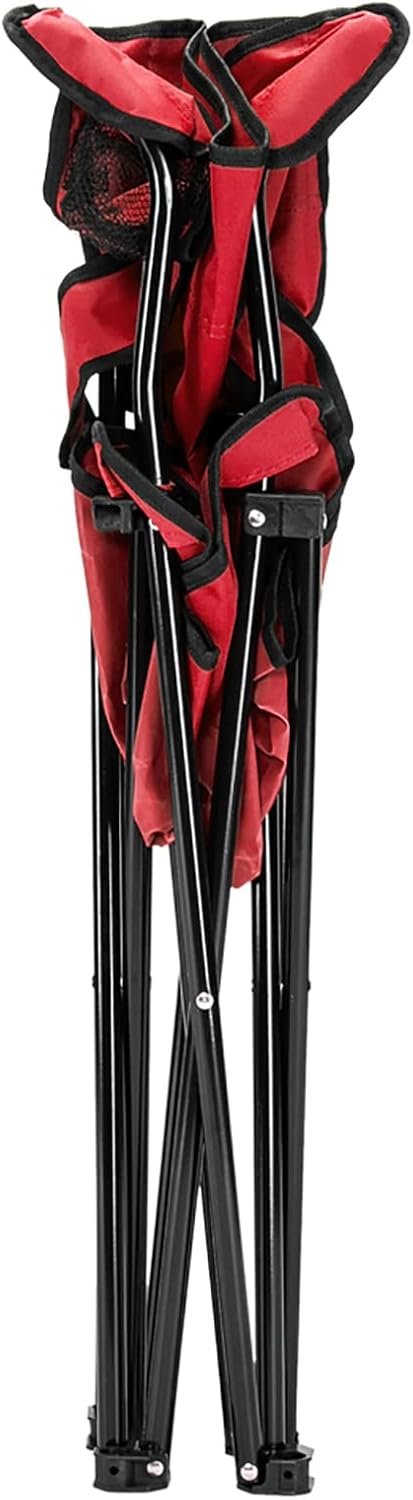 MRFJZH Backpacking Small Camping Chair with Cup Holder and Carry Bag Heavy Duty Folding Beach Chair for Adults, Compact
