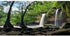 AWERT 48x18 inches Durable Polyester Waterfall Terrarium Background, Tropical Rainforest Aquarium Background