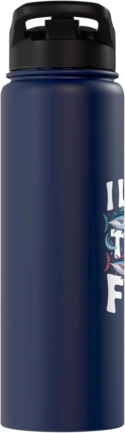 Ocean Enthusiasts Tuna Lovers I Love Tuna Fish Enthusiast Design Stainless Steel Insulated Water Bottle