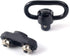 QD Mount Swivel, 2 Pack Quick Detach 1.25" Push Button Swivels Adapter Base for Mlok Rail System