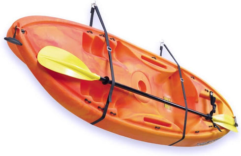 GOSWIFT Kayak Storage Straps, Adjustable Wall Mount Storage Straps for Canoes, 100LBS Capacity