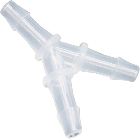Xiaoyztan 6 Pcs Y-Type Aquarium Air Pump Accessories, Polypropylene Equal Barb Tubing Splitter Connectors